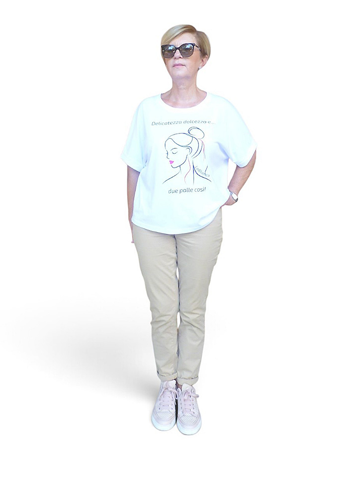 T-shirt-Dona donna